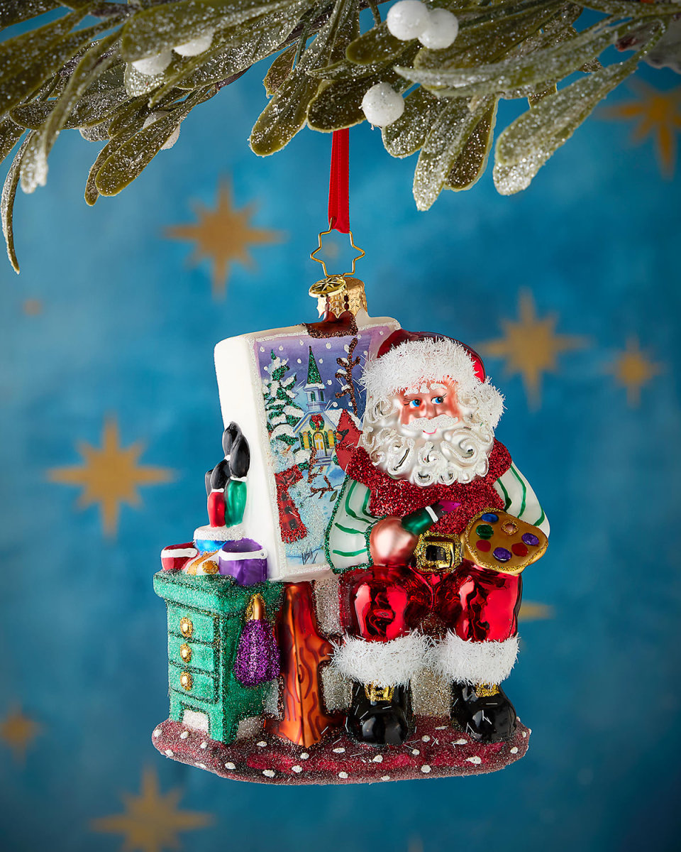 Pretty as a Picture Christmas Ornament